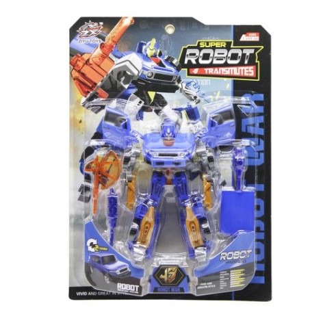 Трансформер "Super Robot", синій