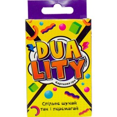 Карткова гра Duality логічна розважальна українською мовою (30392)