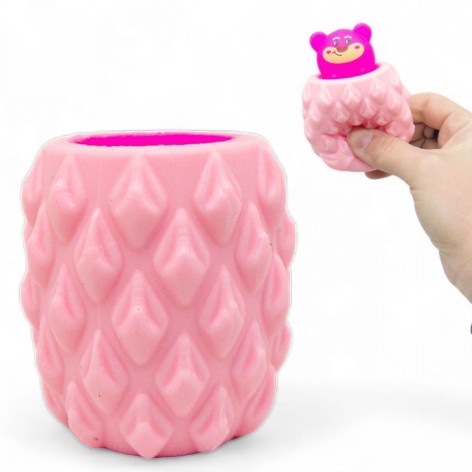 Ведмедик в ананасі, рожевий