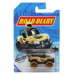 Машинка металлическая "Road Diary" (золотистая)