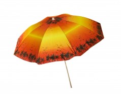 Зонт пляжный "Пальмы" (красный)