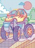 Книга "Большие водные раскраски: Легковые автомобили"