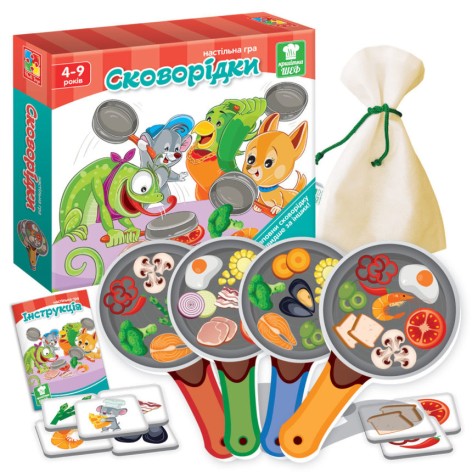Игра на скорость "Сковородки" (укр)