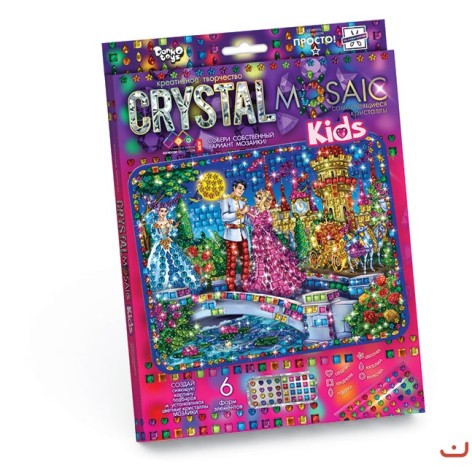 Набор для творчества "CRYSTAL MOSAIC KIDS", "Золушка"