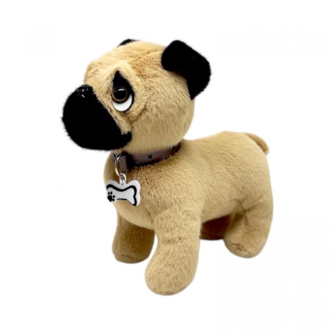 Мягкая игрушка Мопс стоячий 30 см