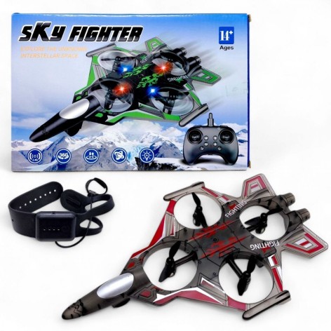 САМОЛЕТ "SKY FIGHTER" Р/У (КРАСНЫЙ)
