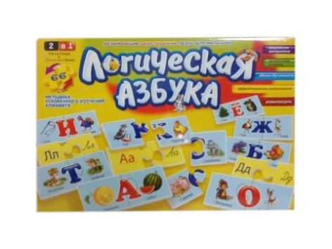 Настольная игра "Логическая азбука" (рус)