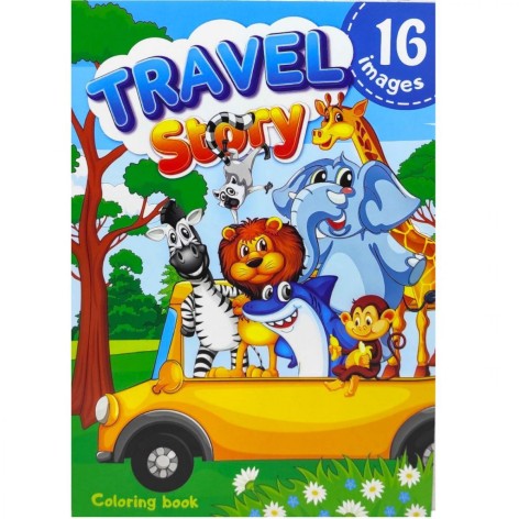 Розфарбовка,210х297 мм (TRAVEL STORY)