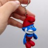 Брелок (3d печать) "SMURF Papa \ Смурф", 7.5 см