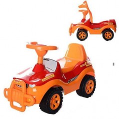 Машинка для катания ДЖИПИК, красно-оранжевый