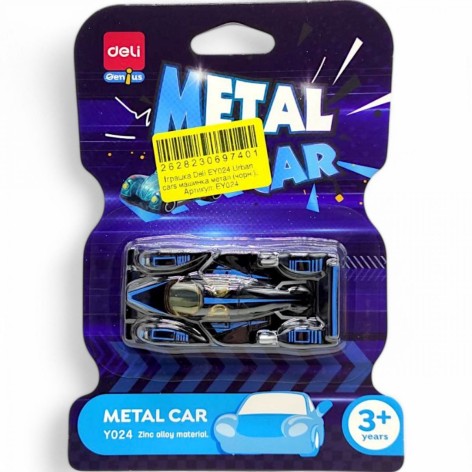 Машинка металева Deli "Urban cars" (чорна)
