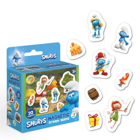 Магнитная игра "Дом Мечты. The Smurfs Коттедж Смурфетты"