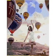 Картина по номерам 0417 ОРТ цв. Счастливая Каппадокия 40*50