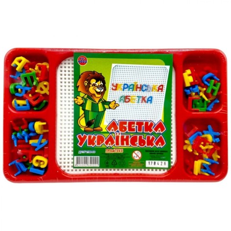 Мозаика "Украинская азбука" (Красный)