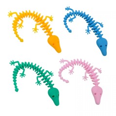 Антистресс резиновый ящерица цветная (МИКС)