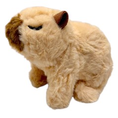 Мягкая интерактивная игрушка "Капибара" (бежевая)