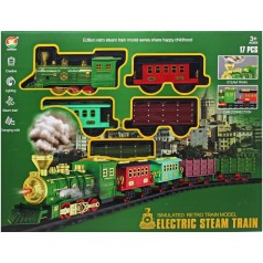 Железная дорога с поездом "Electric Steam Train"