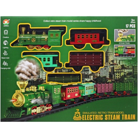 Железная дорога с поездом "Electric Steam Train"