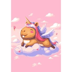 Картина по номерам "Капи" 40х28 см