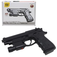 Страйкбольный пистолет "Galaxy Beretta" с лазерным прицелом на пульках