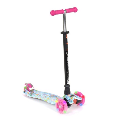 Самокат чотириколісний "Best Scooter" рожевий