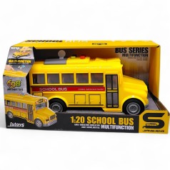 Автобус (инерционный озвученный) со светом, в коробке 24,5x13x10,5 см)