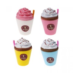 Антистресс-сквиш, высота 10 см, в сетке (микс видов)