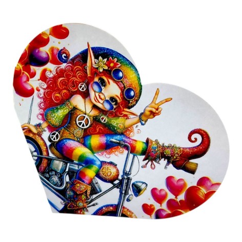 Открытка поздравительная "Валентинка" 15,1х8,2 см.