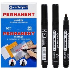 Маркер толстый черный CENTROPEN