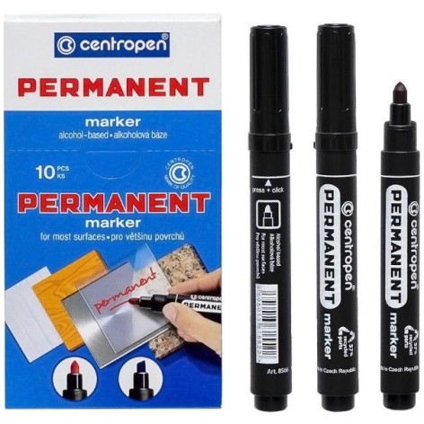 Маркер толстый черный CENTROPEN