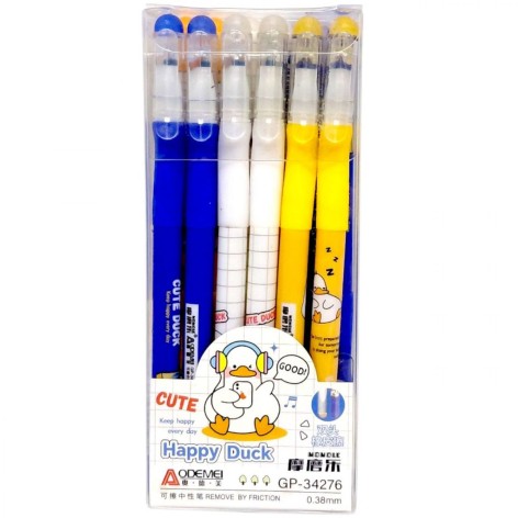 Ручка гелева "пише-прає" "Happy Duck"