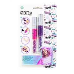 Набор ручек для дизайна ногтей "CREATE IT!" 3 в 1 (фиолетовый, розовый)