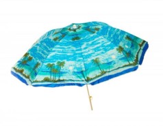Зонт пляжный "Пальмы" (синий)