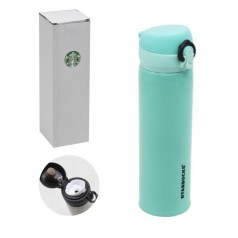 Термос "Starbucks", 500 мл,  стальной (бирюзовый)