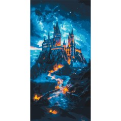 Картина по номерах "Хогвартс" 40x80 см