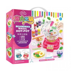 Набор для творчества (аквагель, формы, варочная поверхность, горшок для варки, эффект закипания воды, подсветка, озвучивание на английском языке, в коробке)