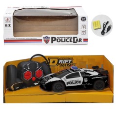 Машинка на радиоуправлении "Lamborghini Police" (черная)