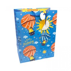 Пакет бумажный 30х40х17см, летающее приключение
