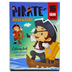 Розфарбовка,210х297 мм (PIRATE ADVENTURE)