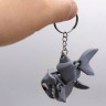 Брелок (3d печать) "АКУЛА-КУСАЧКА", 7.5 см