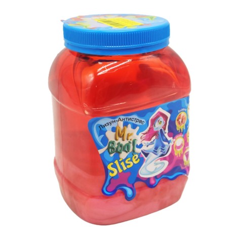 Лізун-антистрес "Mr.Boo червоний" 1000 г