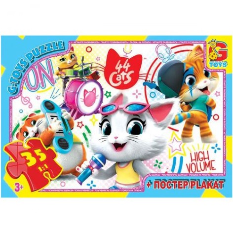 Пазли "44 кошеня", 35 ел