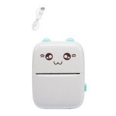Портативный термопринтер "Mini Printer" (голубой)