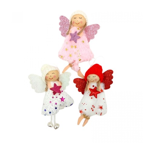Украшение-игрушка елковая Ангелочек (МИКС)