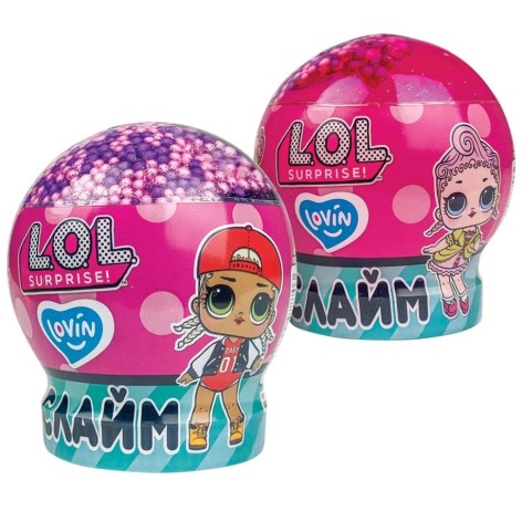 Игрушка-антистресс слайм с шариками, 210 мл L.O.L. Surprise! шар Lovin, микс, 1 штука