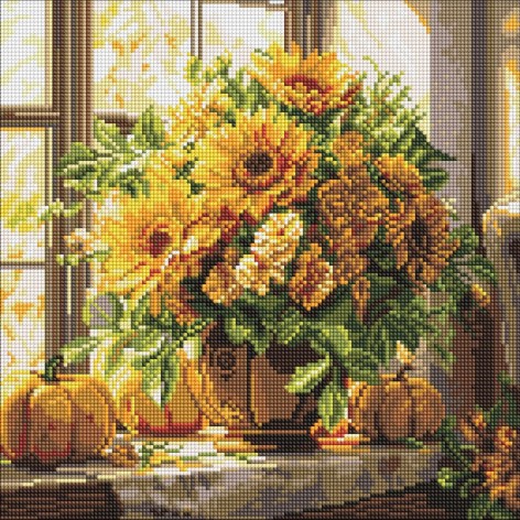 Алмазная мозаика "Там, где солнце" 40х40 см