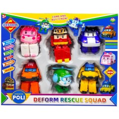 Набор трансформеров "Робокар Поли" 6 героев