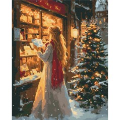 Картина по номерам "Время новогодних чудес" 40x50 см.