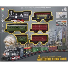 Железная дорога с поездом "Electric Steam Train"