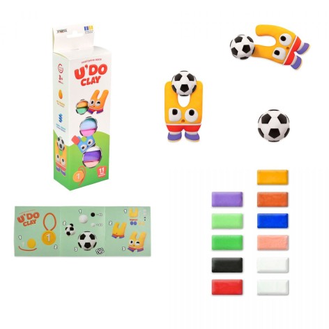 Набор для творчества UDO Clay 11 шт, брикет 10 г (СПОРТ)